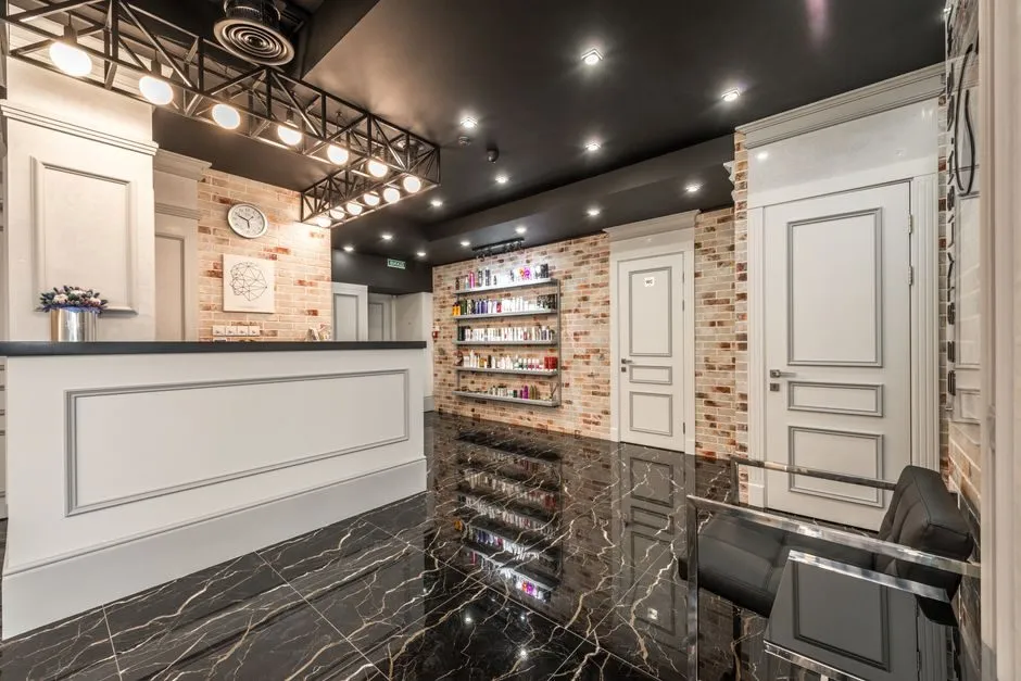 Quầy lễ tân spa thiết kế sang trọng
